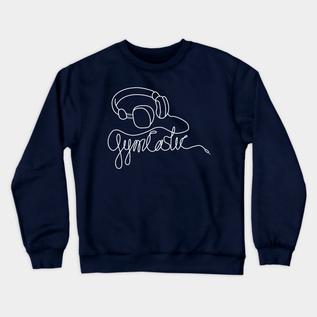 GymCastic Headphones (Dark) Crewneck Sweatshirt by GymCastic